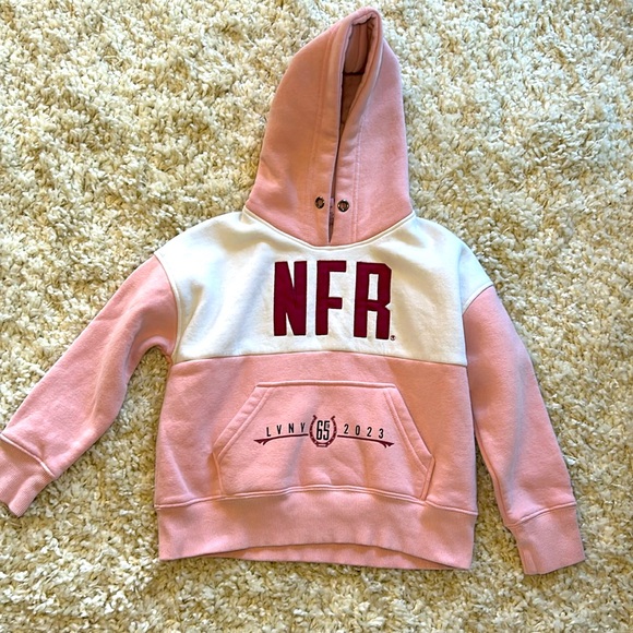 Girls National Finals Rodeo Hoodie Pink X Small Las Vegas - Picture 1 of 5